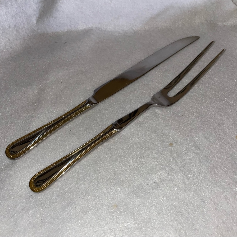 Knife with Fork Carving Set